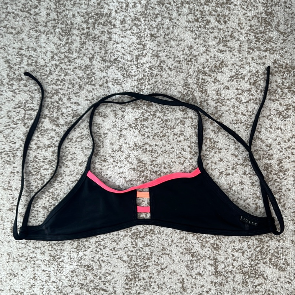 Jolyn Misfit contrast bikini top